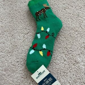 Northwest Territory Festive Green and Red Holiday Socks